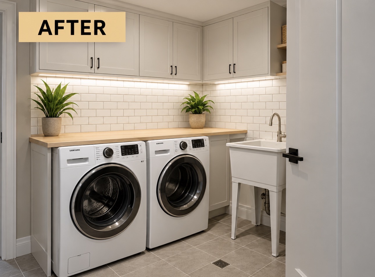 Laundry room renovation — After renovation